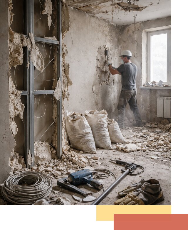 Профессиональный демонтаж зданий и конструкций в Кимовске