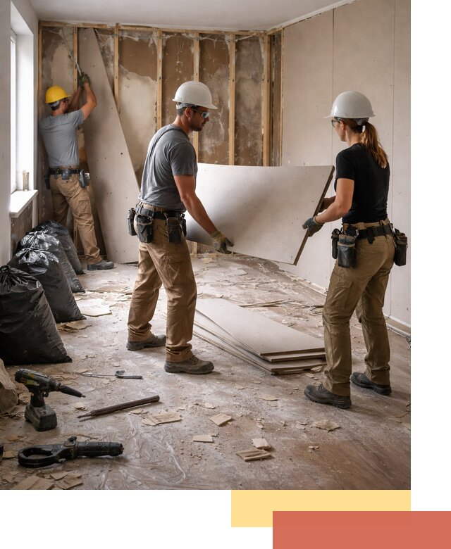 Демонтаж стеновых панелей в Кимовске быстро и аккуратно