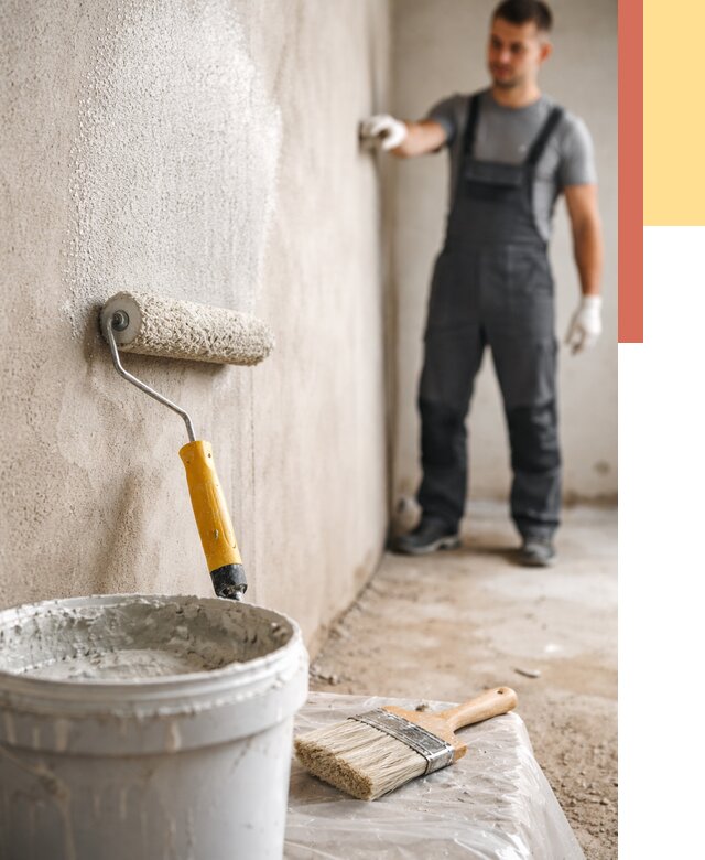 Нанесение бетоноконтакта на стены в Кимовске от 4329 руб. быстро и недорого | ОТДЕЛОЧНИК-Кмв