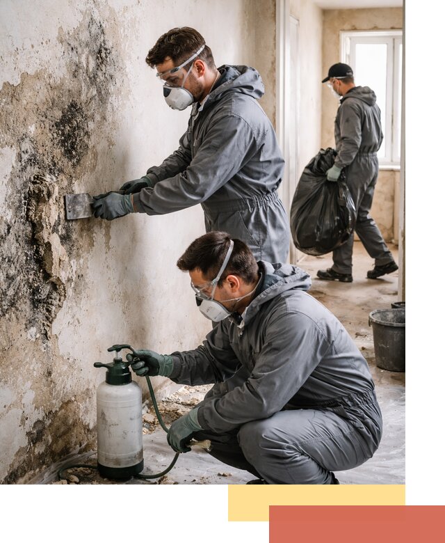 Удаление плесени со стен профессионально в Кимовске