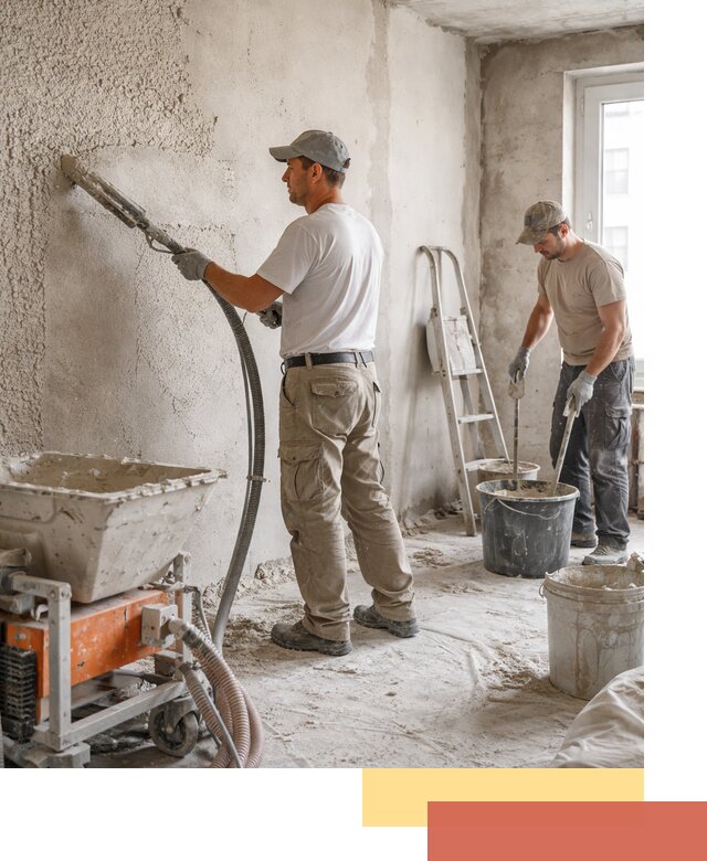 Машинная штукатурка стен в Кимовске — быстро и качественно