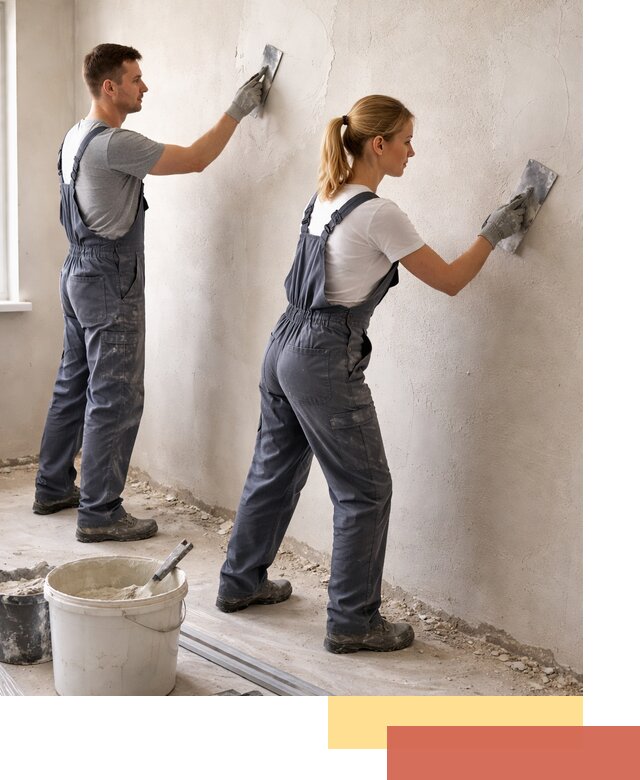 Штукатурка стен под обои в Кимовске профессионально и быстро