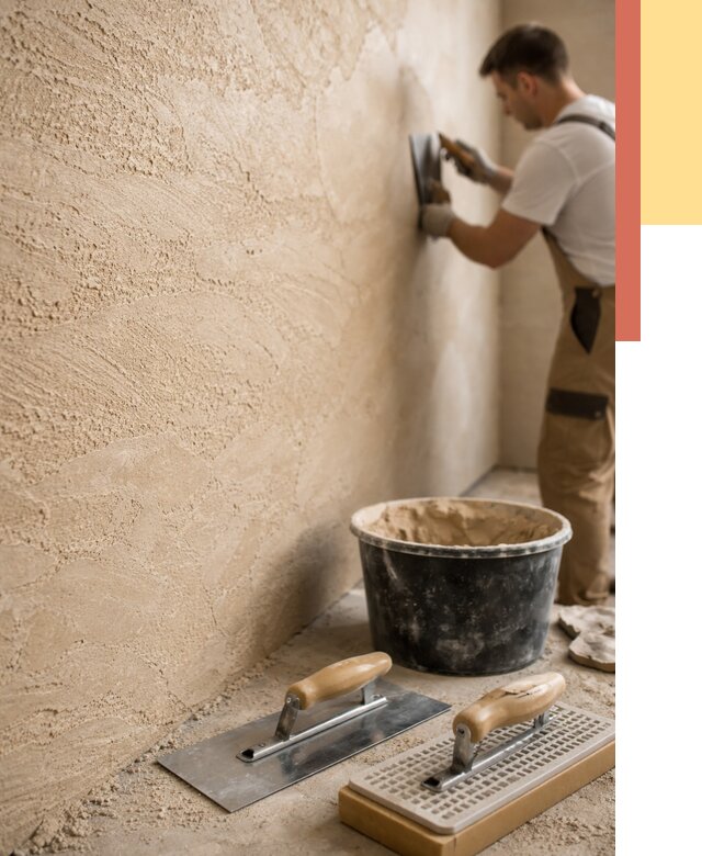 Декоративная штукатурка травертин в Кимовске от 1855 руб/м2 — качественно и недорого | ОТДЕЛОЧНИК-Кмв