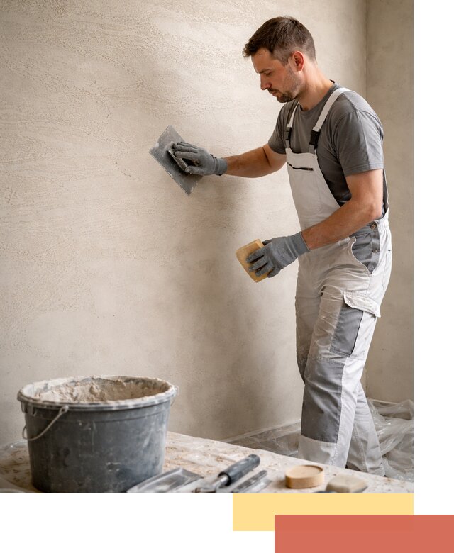 Декоративная штукатурка травертин в Кимовске для стен и потолков