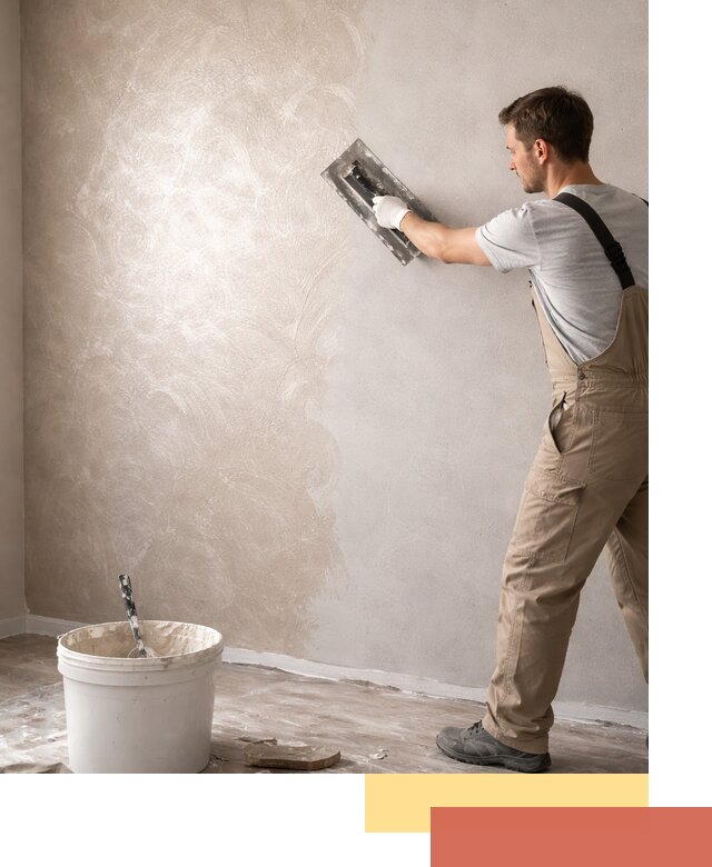 Декоративная штукатурка «Мокрый шелк» под ключ в Кимовске