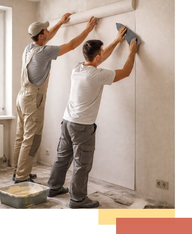 Поклейка виниловых обоев в Кимовске профессионально и качественно