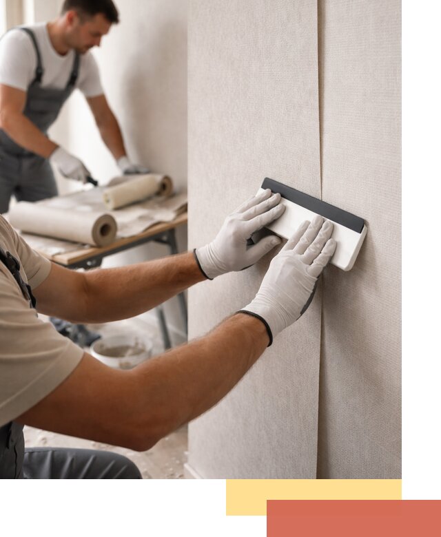 Поклейка обоев под покраску в Кимовске профессионально и быстро