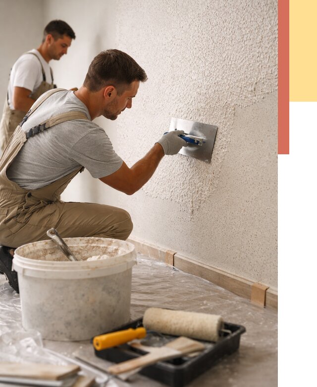 Нанесение жидких обоев в Кимовске от 7731 руб./м2 — быстро и недорого | ОТДЕЛОЧНИК-Кмв