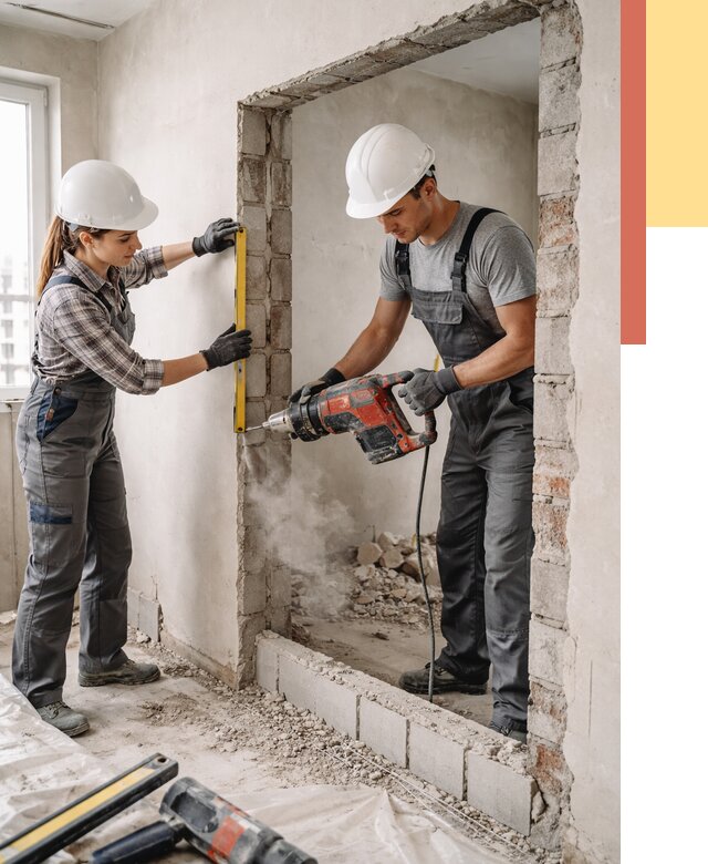 Создание проемов в стенах в Кимовске от 6700 руб. — алмазная резка и расширение | ОТДЕЛОЧНИК-Кмв