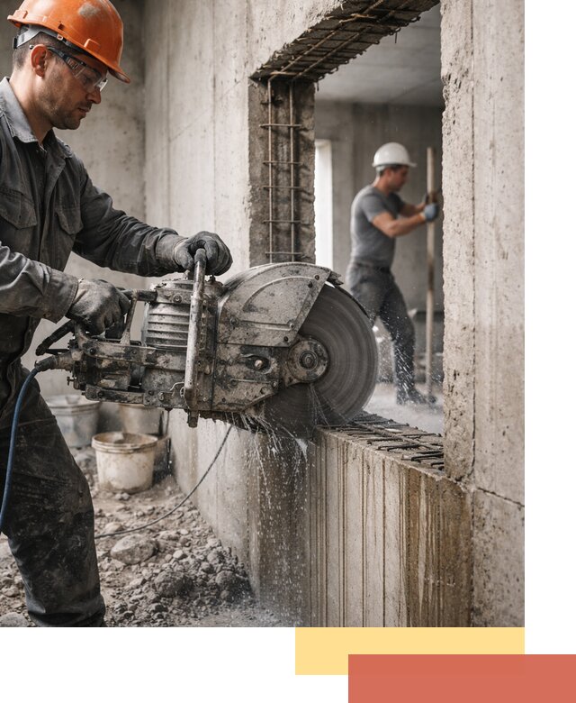 Алмазная резка проемов в Кимовске быстро и точно