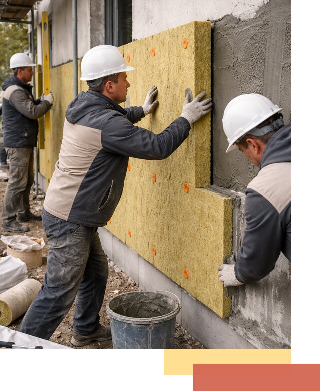 Утепление стен минватой в Кимовске — тепло и звукоизоляция