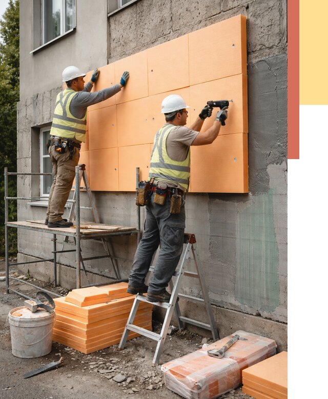 Утепление стен пеноплексом в Кимовске от 1907 руб./м2 — быстро и недорого | ОТДЕЛОЧНИК-Кмв