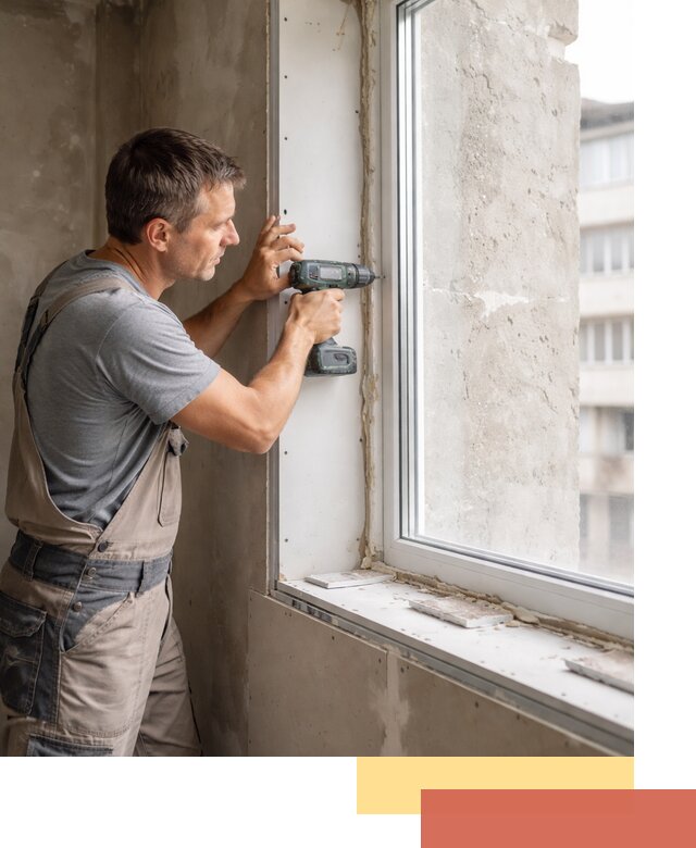 Монтаж гипсокартонных откосов в Кимовске под ключ