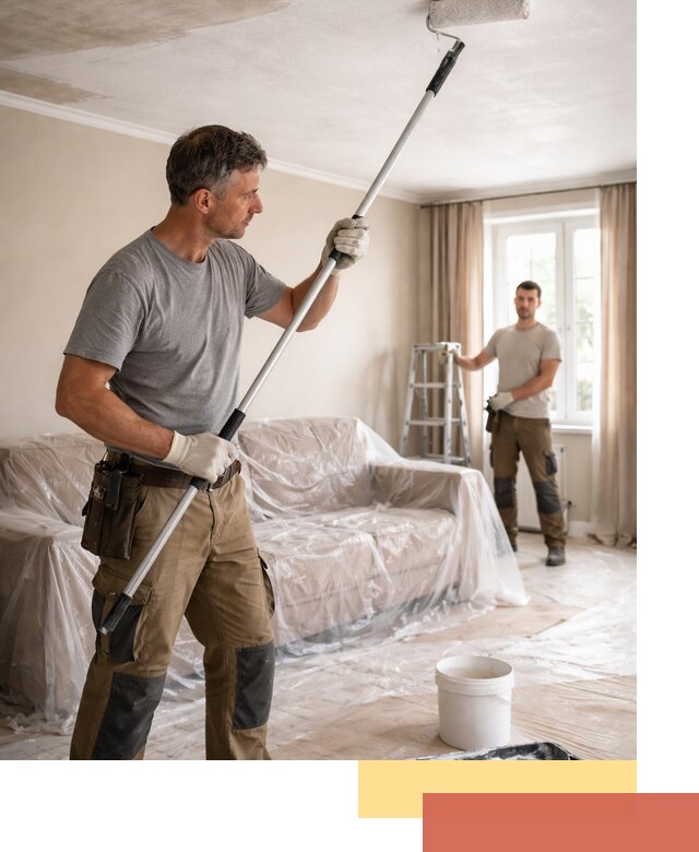 Грунтовка потолка в Кимовске — подготовка под покраску и отделку