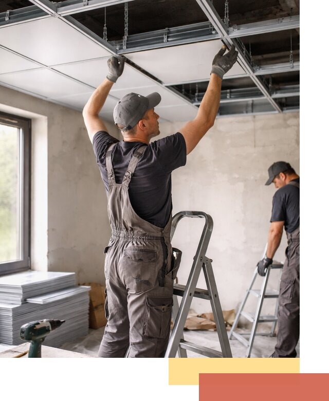 Монтаж кассетного потолка в Кимовске качественно и быстро