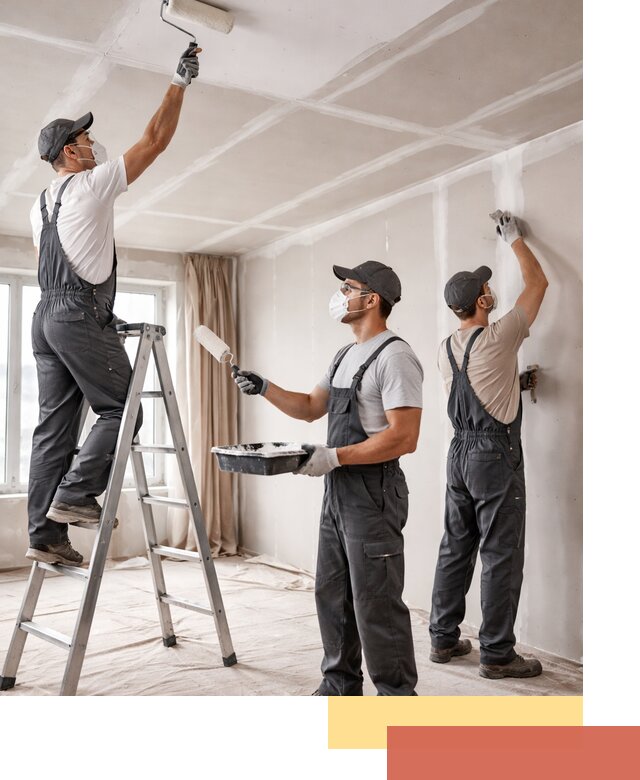 Покраска потолка из гипсокартона в Кимовске качественно и недорого