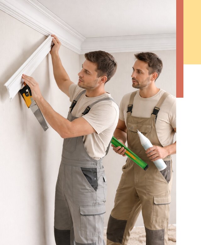 Монтаж потолочного плинтуса в Кимовске от 2371 руб. — быстро и недорого | ОТДЕЛОЧНИК-Кмв
